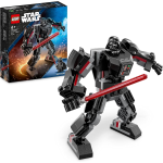 LEGO 75368 STAR WARS Mech di Darth Vader, Action Figure Snodabile da Costruire con Abitacolo per Minifigure e Grande Spada Laser Rossa, Giochi da Collezione per Bambini e Bambine dai 6 Anni in su