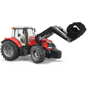 BRUDER 03047 TRATTORE MASSEY FERGUSON 7600 CON BENNA