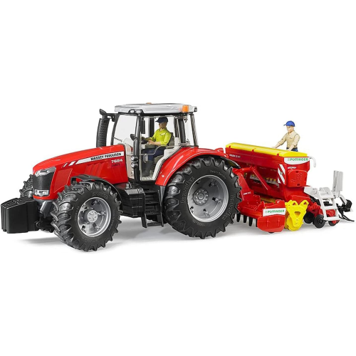 BRUDER 03046 TRATTORE MASSEY FERGUSON 7600 