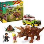 LEGO 76959 JURASSIC PARK La Ricerca del Triceratopo, Set Dinosauro Giocattolo per Bambini e Bambine da 8 Anni in su, con Macchina Ford Explorer e Minifigure, Collezione 30° Anniversario