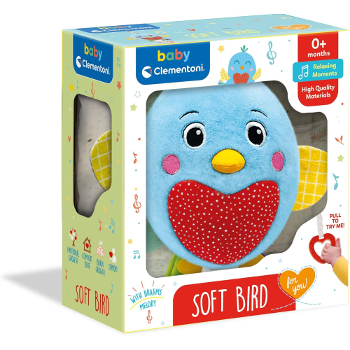 Eurotoys  8005125177943 - CLEMENTONI 17794 Soft Bird Musicale, Carillon  Neonato - CLEMENTONI