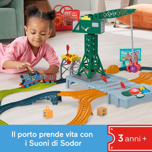 FISHER PRICE HRC47 THOMAS PISTA CENTRO SMISTAMENTO CRANKY