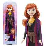 Disney Frozen - Anna bambola con abito esclusivo e accessori ispirati ai film Disney Frozen - 3+ Anni, HLW50