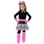 COSTUME DOLL ZEBRATINA 8/9 ANNI COD.1906-D-2