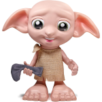 HARRY POTTER Bambola Elfo Interattivo Magical Dobby con Calzino, Oltre 35 Suoni e Frasi - 6 anni in su