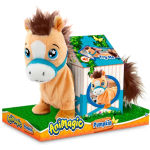 ANIMAGIC PONY 926876 Peluche interattivo 23 cm - Dai 2 anni in su - Zucca, il pony - Simpatico animaletto elettronico - Scodinzola e mugola 