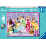 RAVENSBURGER 13385 PUZZLE 200 XXL DISNEY PRINCESS UN MAGICO NATALE 200 PEZZI