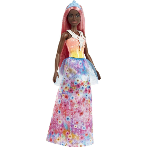 Barbie Dreamtopia, bambola principessa, capelli multicolore