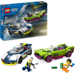 LEGO 60415 CITY POLICE CAR AND MUSCLE CAR CHASE