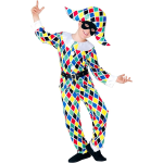 COSTUME ARLECCHINO 5/7  ANNI 128 CM 55716