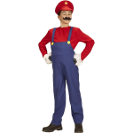 COSTUME SUPER PLUMBER-SUPER MARIO 11/13 ANNI 158 CM 08708