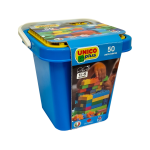 UNICO PLUS 8508-0001 SECCHIO CON COSTRUZIONI 50 PEZZI - 18 MESI+
