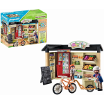 PLAYMOBIL 71250 Country Bottega agricola aperta 24 ore su 24, bicicletta con rimorchio, negozio di prodotti agricoli biologici, dai 4 anni in su