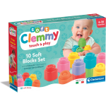 CLEMENTONI 17988 CLEMMY SOFT CONFEZIONE 10 MATTONCINI MORBIDI - 6 MESI +