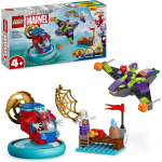LEGO 10793 MARVEL Spidey e i Suoi Fantastici Amici Spider-man vs. Goblin, da 4 Anni in su con Veicoli Giocattolo e 3 Minifigure di Supereroi