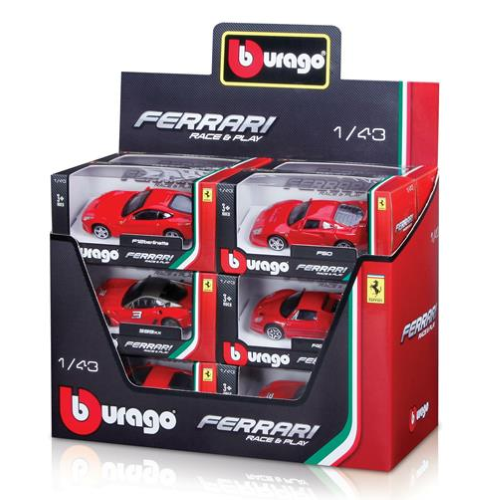 BURAGO 18-36100 DIE CAST 1/43 FERRARI ASSORTITE 