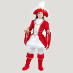 COSTUME LADY MOSCHETTIERE 5/6 ANNI COD 1594