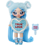 Na Na Na Surprise Serie Sweetest Heart - LILY SARANG- Bambola di peluche blu con capelli azzurri