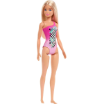 MATTEL HDC50 BARBIE Beach Doll - Pink Bathing Suit
