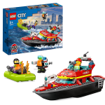 LEGO 60373 CITY BARCA DI SOCCORSO ANTINCENDIO