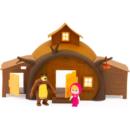 GIOCHI PREZIOSI MHA22000 MASHA E ORSO CASA CON 2 PERSONAGGI 