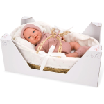 ARIAS POS220063 REBORN Bambola AVANA 45 CM CON CESTA IN VIMINI