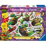RAVENSBURGER 12004011 PUZZLE MAXI 125 PEZZI TURTLES- 6 ANNI +