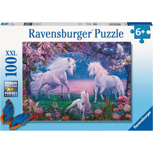 RAVENSBURGER 13347 PUZZLE 100 PEZZI UNICORNI INCANTATI - 6 ANNI +