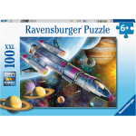 RAVENSBURGER 12939 PUZZLE 100 PEZZI MISSIONE NELLO SPAZIO - 6 ANNI +
