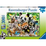 RAVENSBURGER 12893 PUZZLES 300 SELFIE SELVAGGIA - 9 ANNI +