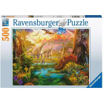 RAVENSBURGER 16983  PUZZLE 500 PEZZI LA TERRA DEI DINOSAURI