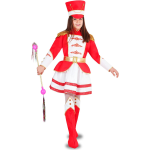 COSTUME MAJORETTE ROSSA 5/6 ANNI COD.1587