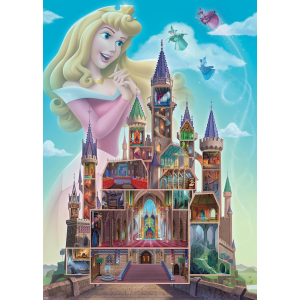 RAVENSBURGER 17338 PUZZLE 1000 DISNEY AURORA, DISNEY CASTELLO