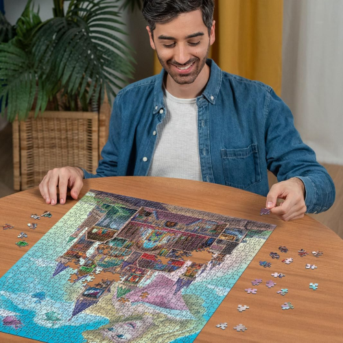 RAVENSBURGER 17338 PUZZLE 1000 DISNEY AURORA, DISNEY CASTELLO