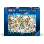RAVENSBURGER 12719 PUZZLE 1000 CHRISTMAS VILLAGE, Puzzle 50° Anniversario: Villaggio di Natale
