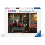 RAVENSBURGER 12000782 PUZZLE 1000 LA MUCCA NELLA VASCA