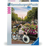 RAVENSBURGER 17596 PUZZLE 1000 BICI E FIORI AD  AMSTERDAM