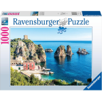 RAVENSBURGER 17611 PUZZLE 1000 FARAGLIONI DI SCOPELLO, SICILIA