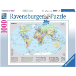 RAVENSBURGER 15652 PUZZLE 1000 MAPPAMONDO POLITICO