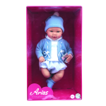 ARIAS POS190189 Bebè AZZURRO cm.45 Dolci Suoni 65243