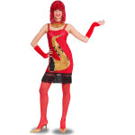 COSTUME LADY JAZZ ADULTO TAGLIA 42 COD 3177