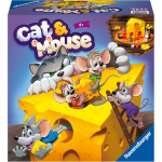 RAVENSBURGER 24558 GIOCO CAT & MOUSE , Gioco da Tavolo per Tutta la Famiglia, 2-4 Giocatori - 4 ANNI +