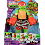 TURTLES PERS. GIGANTE ROLL N PUNCH RAFFAELLO - TU844000 Raffaello 30 Cm Con Fuzione Combattimento E Arma Inclusa