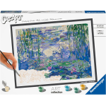 RAVENSBURGER 23651 CREART Monet: Le ninfee, Kit per Dipingere con i Numeri, Contiene Tavola Prestampata 30 x 40 cm