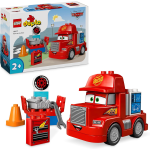 LEGO 10417  DUPLO Disney e Pixar Mack al Circuito, Giochi per Bambini e Bambine da 2 Anni con Camion Giocattolo Rosso