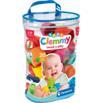 CLEMENTONI 17877 CLEMMY SOFT 20 PEZZI - Gioco Prima Infanzia Made in Italy, Bambini 18-36 Mesi