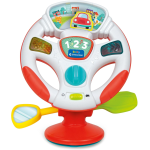 CLEMENTONI 17933 Volante Giocattolo per Bambini, Gira E Guida Volante attività