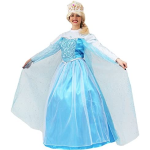 COSTUME PRINCIPESSA DELLE NEVI ADULTO TAGLIA L 48/50 COD.4159