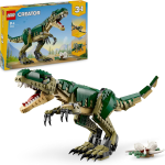 LEGO 31151 CREATOR 3 in 1 T. Rex, Dinosauro Giocattolo Trasformabile in 3 Modellini Snodabili come Triceratopo e Pterodattilo