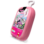 MINNIE TROLLEY 64866 Made in Italy, Album da Colorare, Stickers, Pennarelli e Matite, Set Timbrini Bimbi